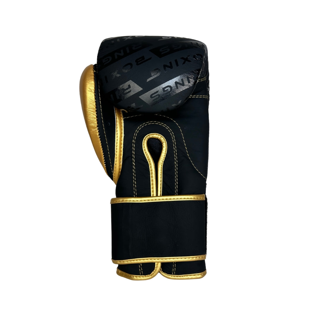 Exclusive Ring's Boxing - Leather Velcro Strap Sparring Gloves