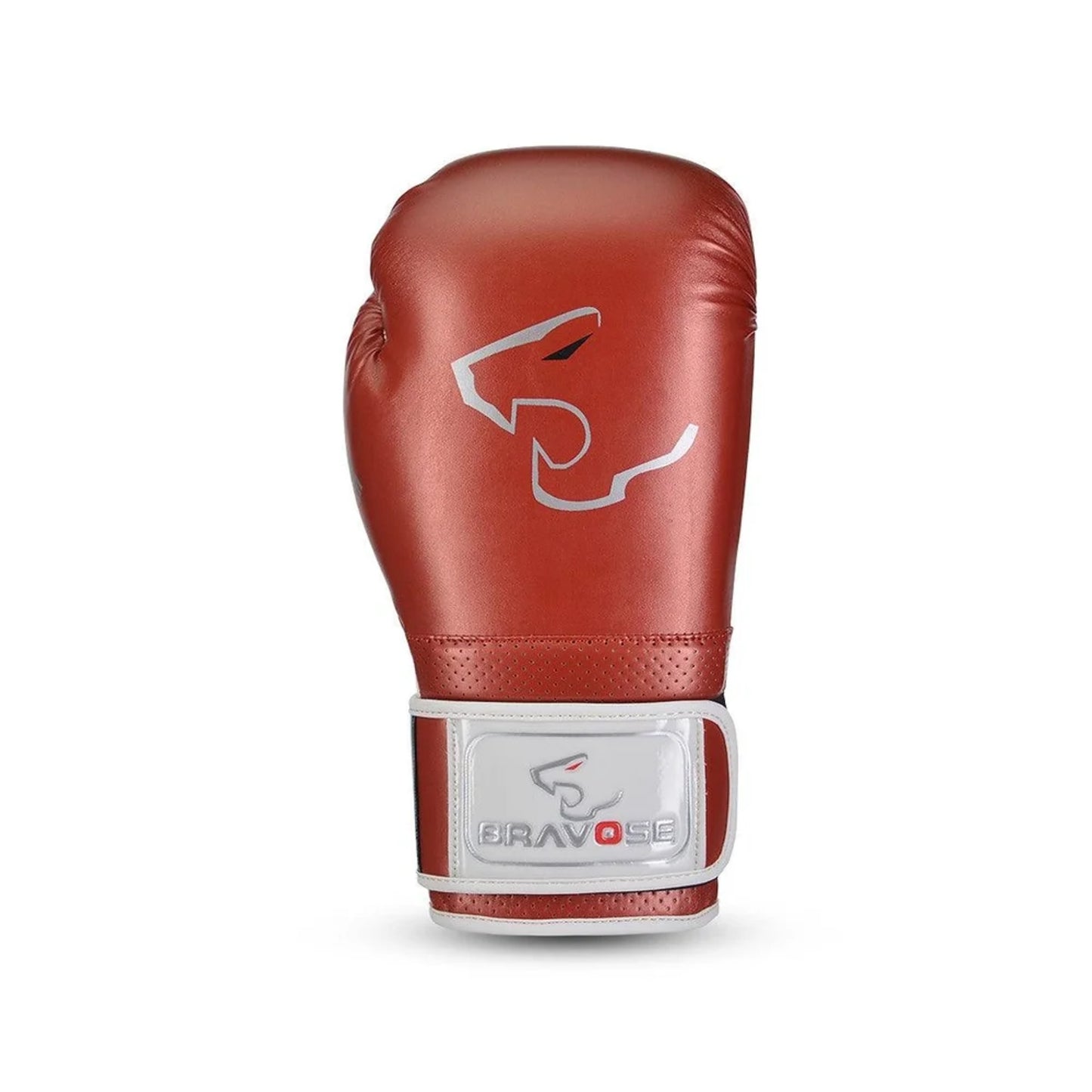 BRAVOSE ALPHA METALLIC RED BOXING GLOVES