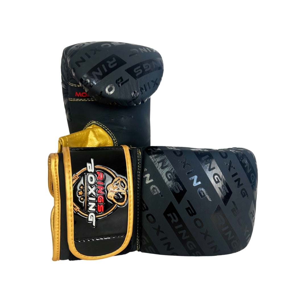 Rings Boxing Exclusive Leather Boxing Bag Mitts