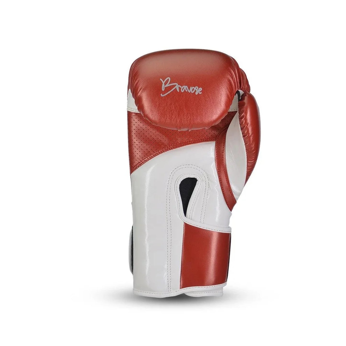 BRAVOSE ALPHA METALLIC RED BOXING GLOVES