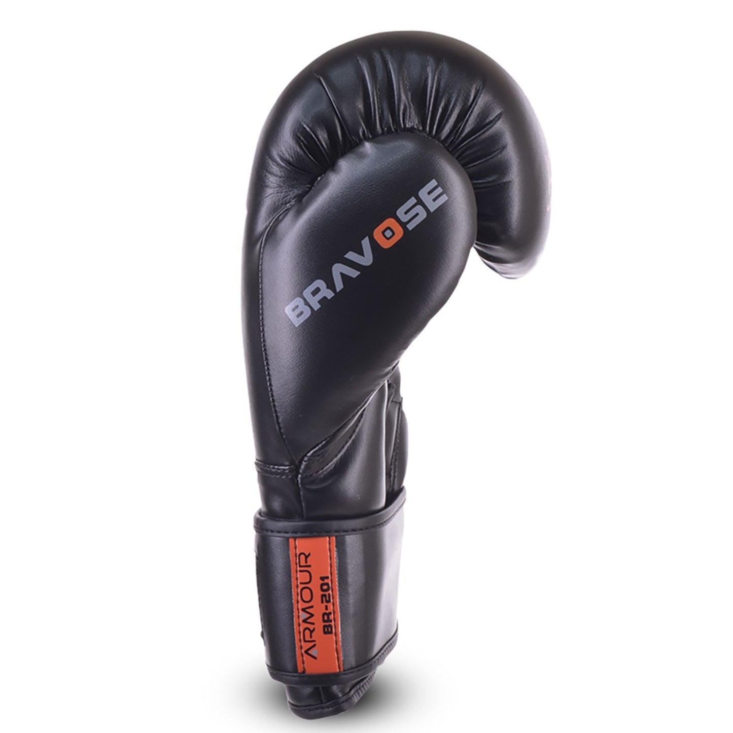 BRAVOSE ARMOUR BLACK BOXING GLOVES