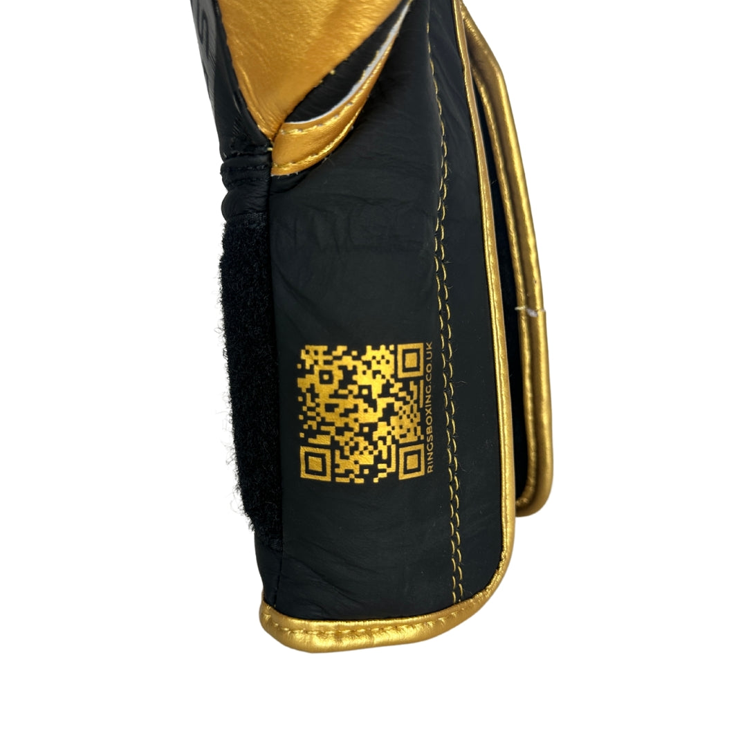 Exclusive Ring's Boxing - Leather Velcro Strap Sparring Gloves