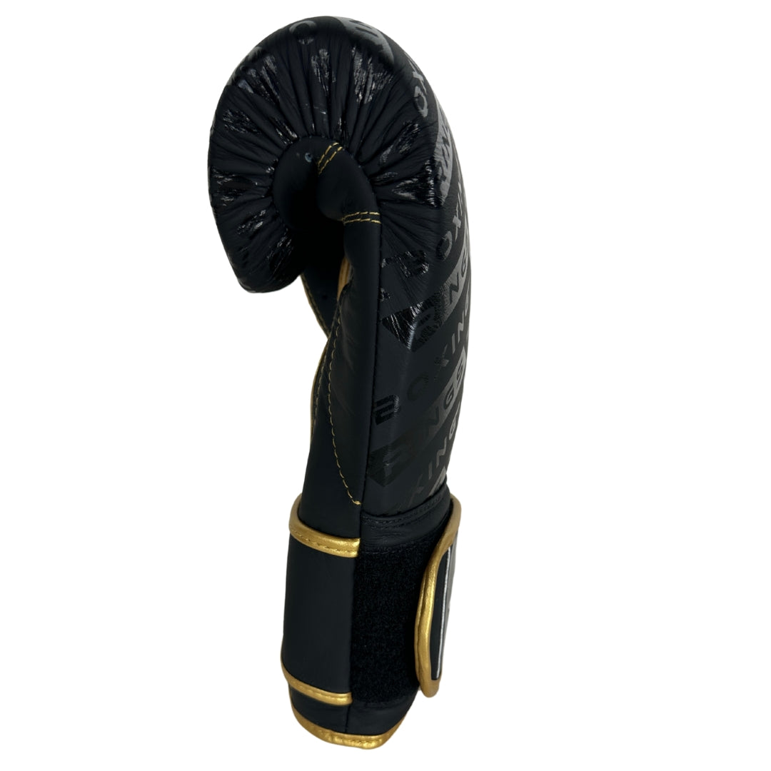 Exclusive Ring's Boxing - Leather Velcro Strap Sparring Gloves