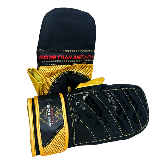 Rings Boxing Signature Bag Mitts – 4oz / 5oz Premium Cowhide Leather & Open Thumb Design